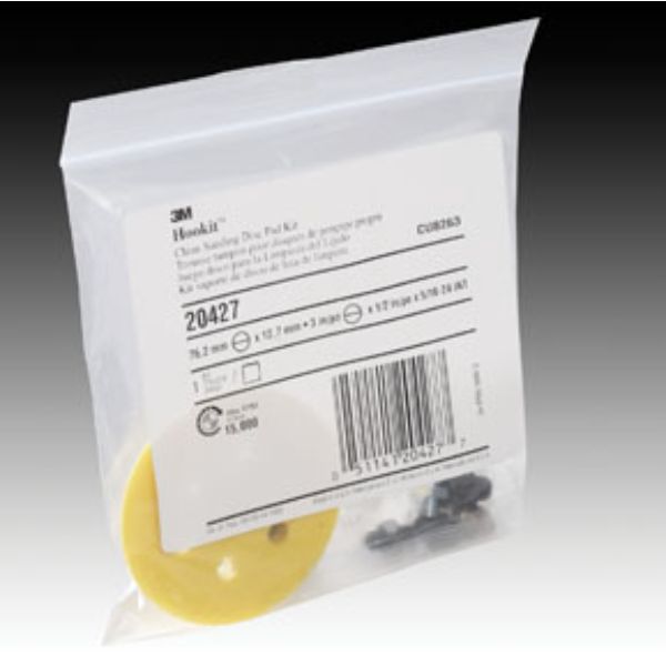 MMM-20427 3 x 0.5 in. Thick Soft Interface Sanding Pad