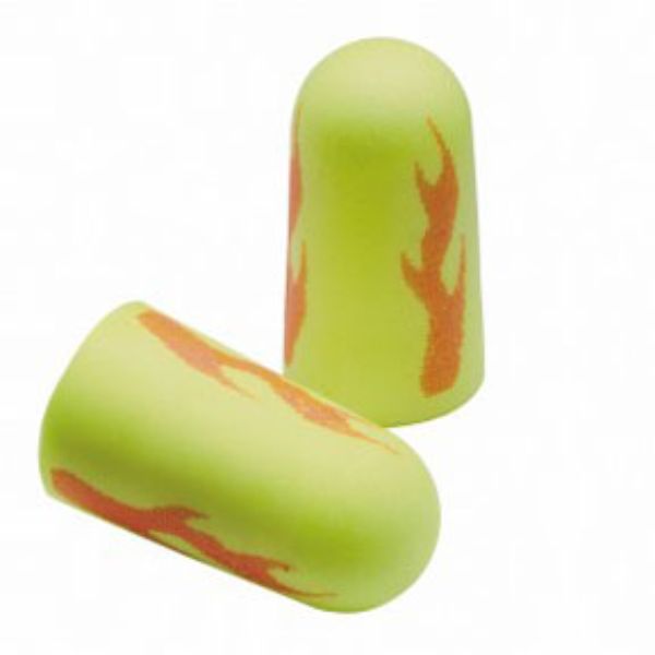 Picture of 3M MMM-312-1252 Blasts Uncorded Ear Plugs, Yellow Neon - 200 per Box