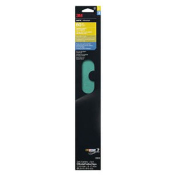 MMM-32230 2.75 x 16.5 in. 80D Grit Green Corps Stikit File Sheet - 5 per Pack