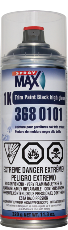 SPM-3680102 Trim Paint, Satin Black