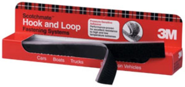 MMM-6480 1 x 12 in. Scotchmate cloth hook and eye System - 12 per Box