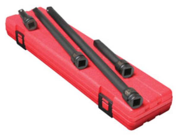 0.5 in. Drive Impact Socket Extension Set - 4 Piece