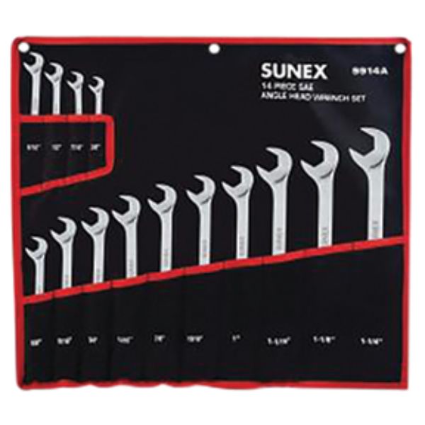 Metric Angle Head Wrench Set - 14 Piece