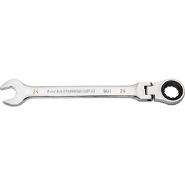 KDT-86724 24 mm 90-Tooth 12 Point Flex Head Ratcheting Combination Wrench -  Gearwrench