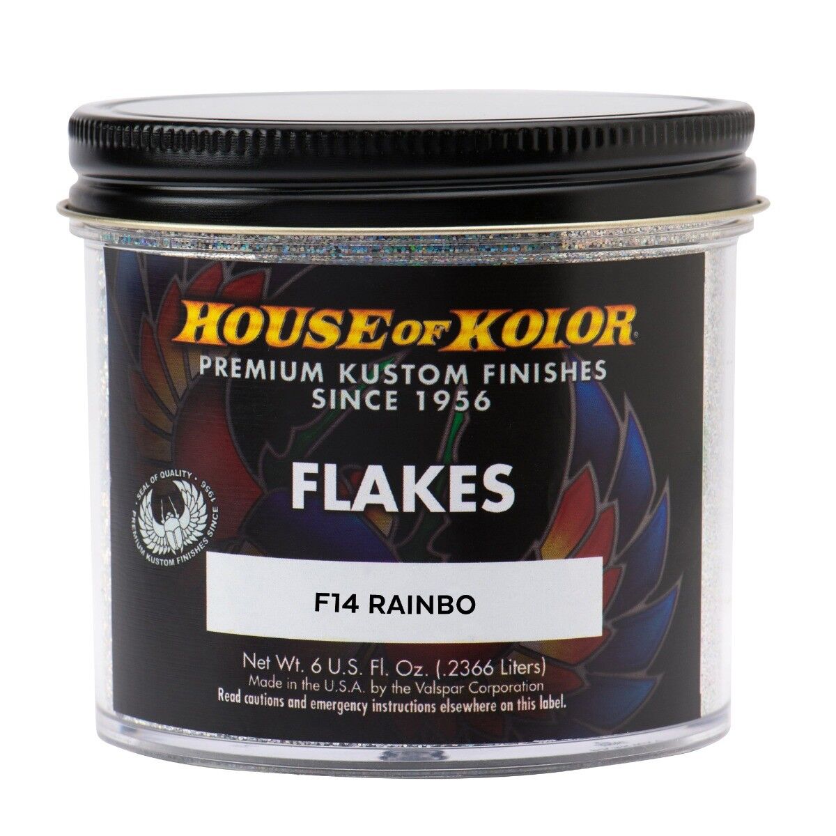 HOK-F14-C01 Dry Flake Paint, Rainbo