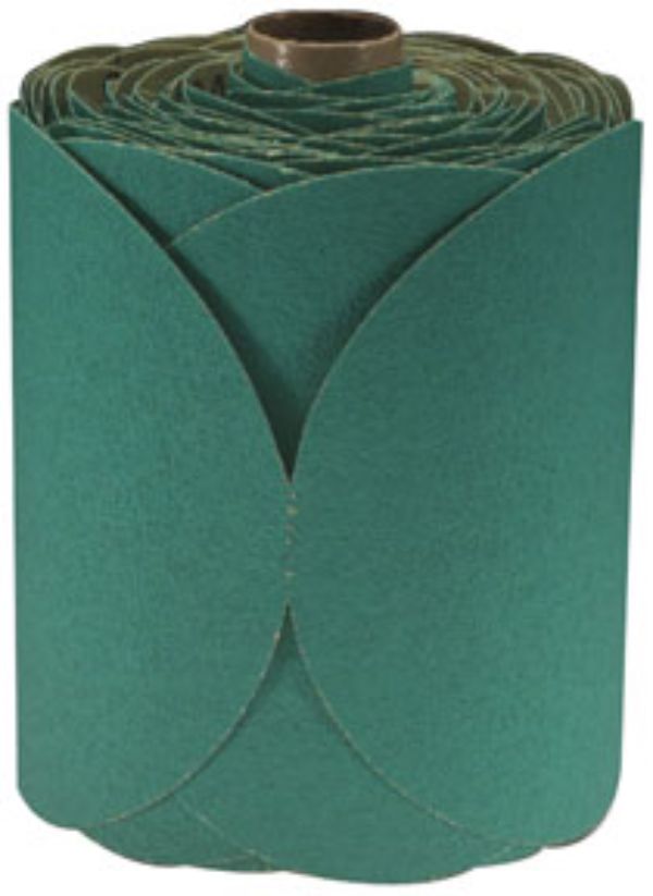 MMM-1506 6 in. 80D Grit PSA Disc, Green - 100 per Roll