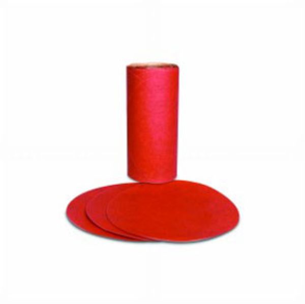 MMM-1605 5 in. P220 Grit PSA Abrasive Disc, Red - 100 per Roll -  3M