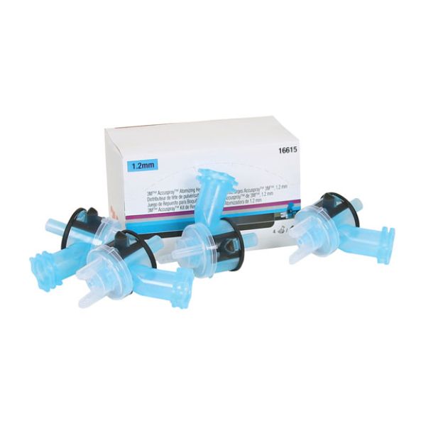Picture of 3M MMM-16615 1.2 mm Atomizing Head Refill Accuspray Kit, Blue