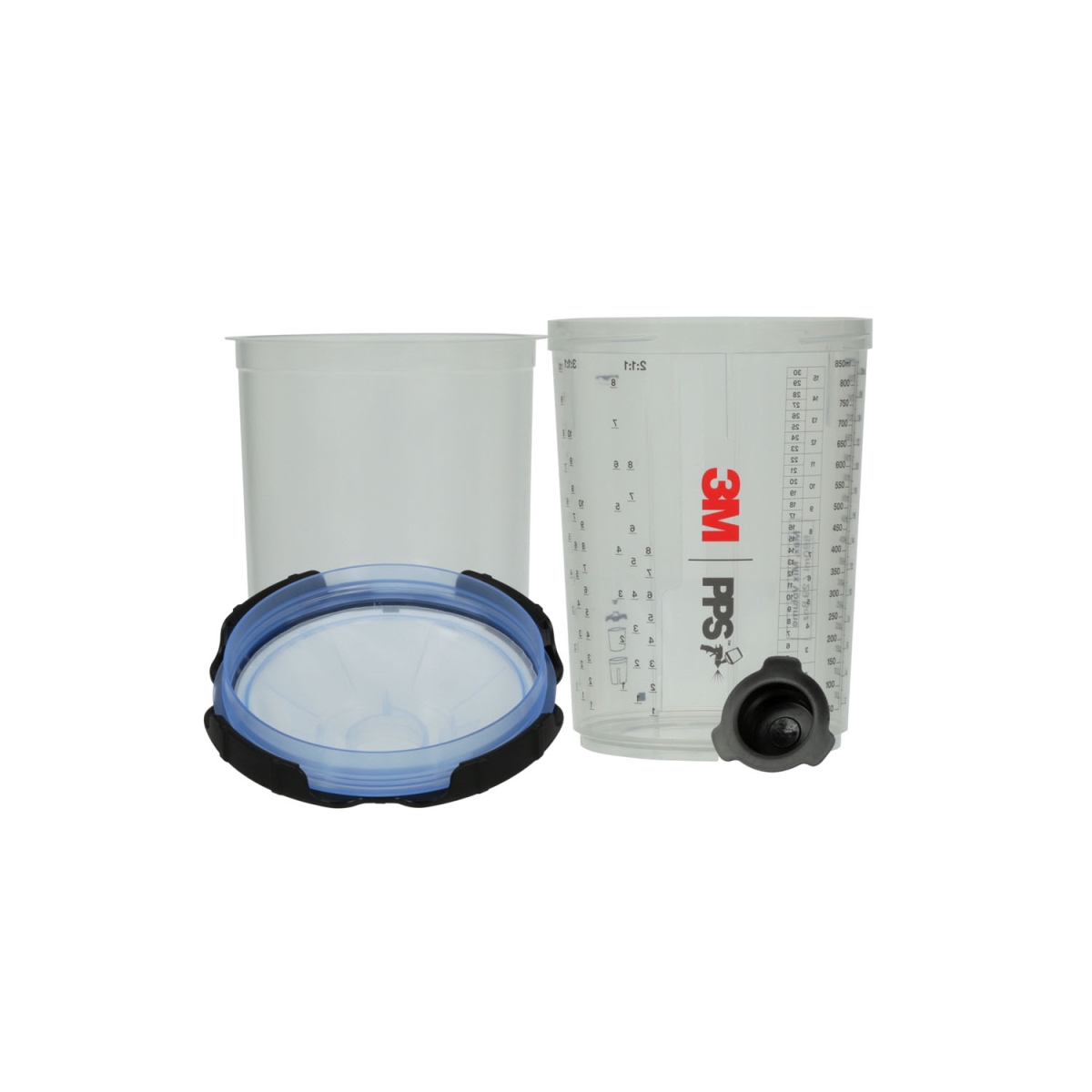 Picture of 3M MMM-26325 28 oz PPS 2.0 Spray Cup System with 125U Filter