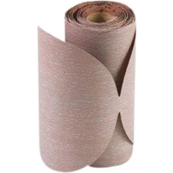 6 in. P120B Grit PSA Discs, Champagne - Roll of 100