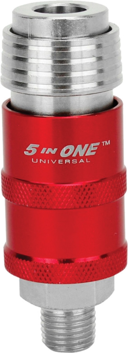 0.25 in. NPT Universal Safety Exhaust Quick-Connect Industrial Coupler