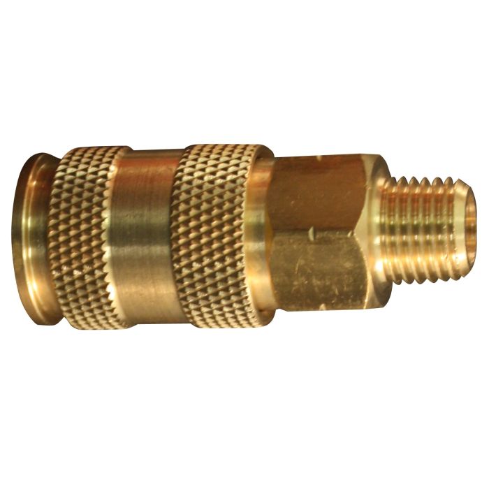 Highflowpro V-Style Male Coupler - 0.25 in. MNPT - Durable Design