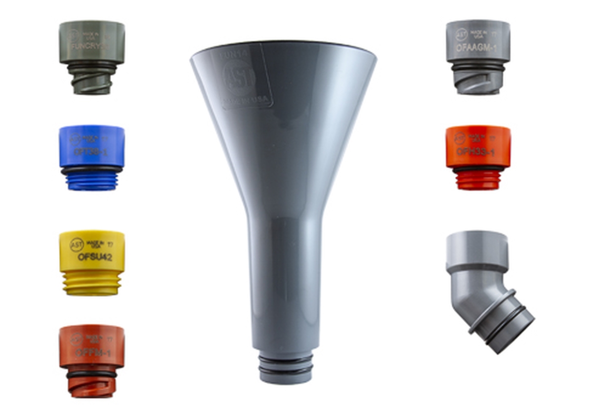 Assenmacher Specialty Tools ASM-FUN19KIT Custom Oil Funnel Set - 8 Piece