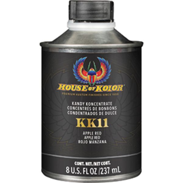 237 ml Kandy Basecoat Koncentrate Paint, Apple Red