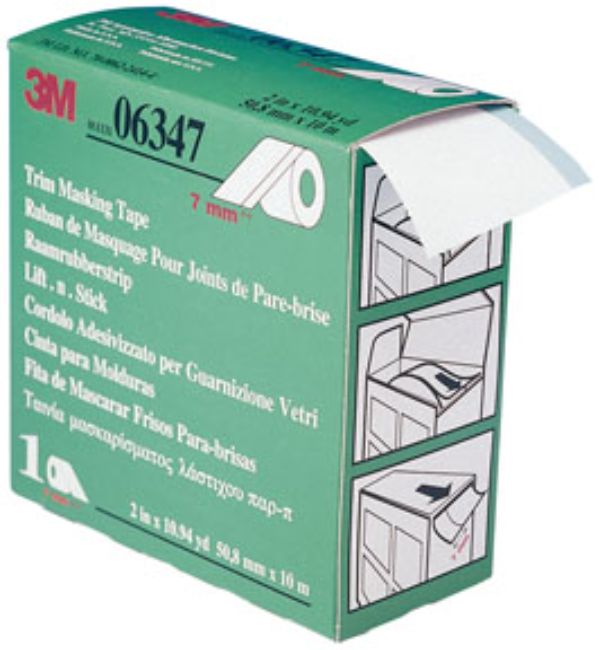MMM-6347 7 mm Trim Masking Tape, Blue