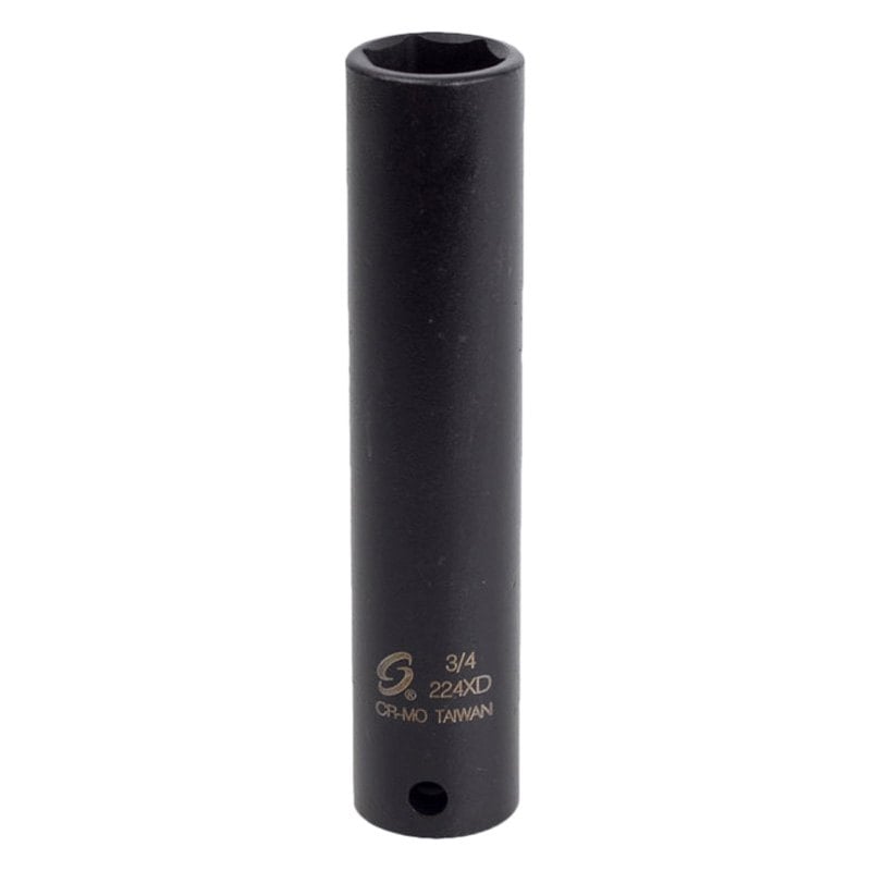 0.5 in. Drive 6-Point Extra-Deep Impact Socket - 0.75 in.