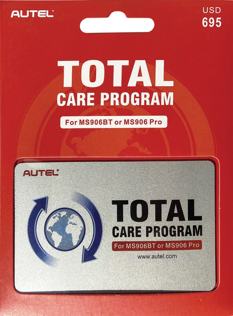 AUL-MS906P1YR 1 Year Total Care Program Card for MS906Pro & MS906BT Maxisys Tablets -  Autel