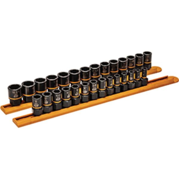 KDT-84784 0.25 in. & 0.38 in. Drive Bolt Biter Impact Extraction Socket Set - 28 Piece -  Gearwrench