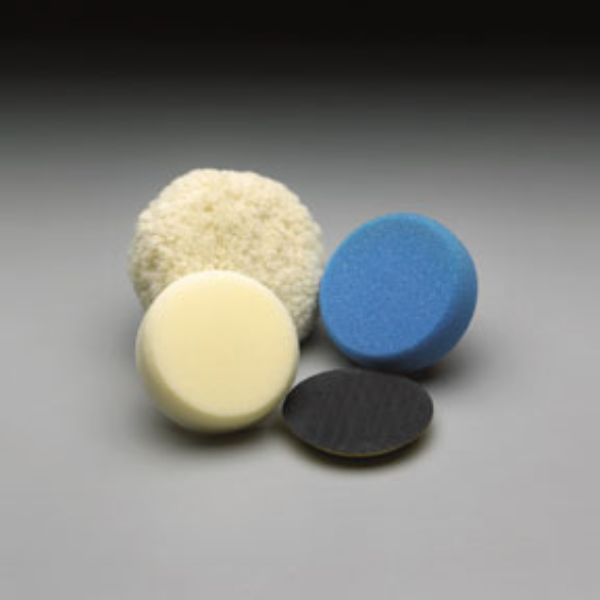 3 in. Soft White Speed-Grip Foam Pad - Pack of 10