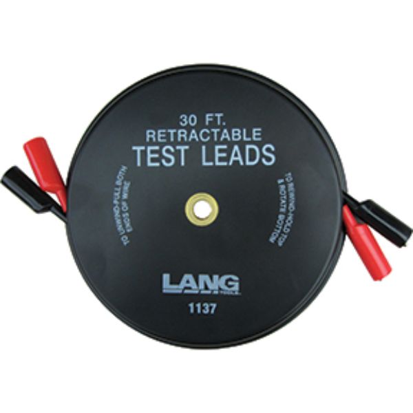 2 Leads x 30 ft. Retractable Test Leads
