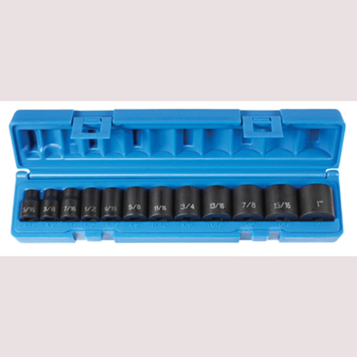 GRY-1202 0.38 in. Drive 12 Point Standard Length Socket Set - 12 Piece