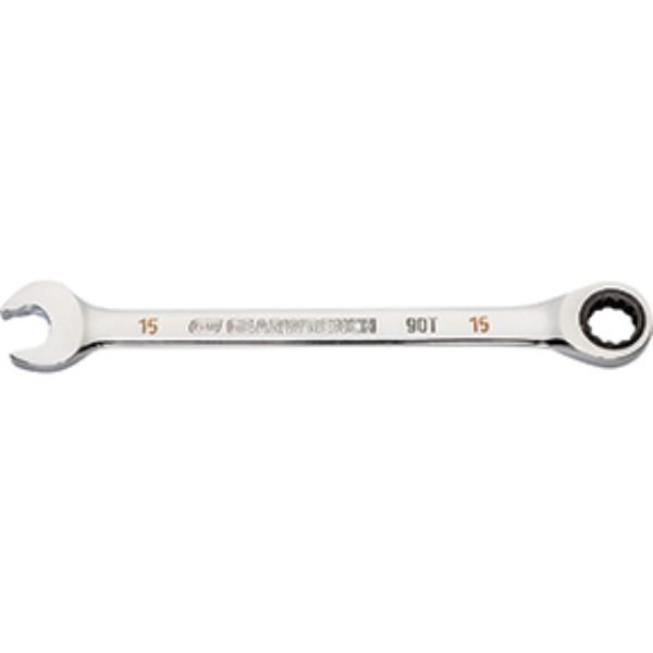 KDT-86915 15 mm 90-Tooth 12 Point Ratcheting Combination Wrench -  Gearwrench