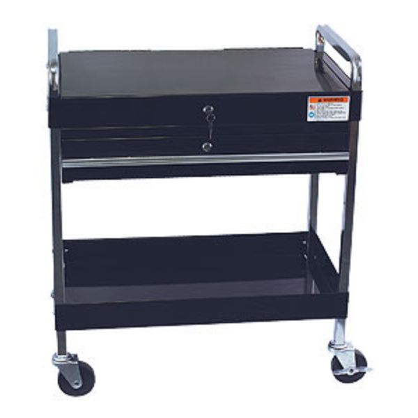 Picture of Sunex Tools SUU-8013ABK Service Cart with Locking Top & Drawer&#44; Black