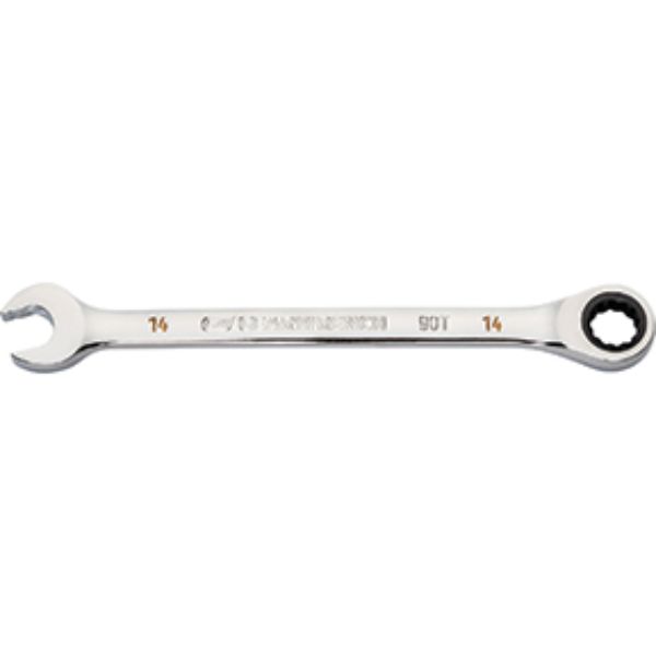 KDT-86914 14 mm 90-Tooth 12 Point Ratcheting Combination Wrench -  Gearwrench