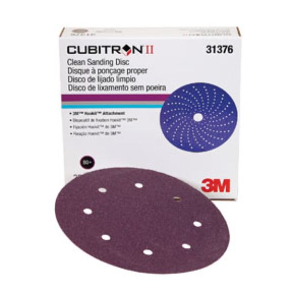 MMM-31376 8 in. P220 Grit Cubitron II Hookit Abrasive Disc