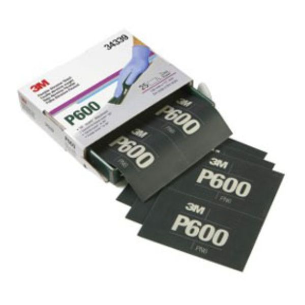 MMM-34339 5.5 x 6.8 in. Hookit Flexible Abrasive Hand Sheet