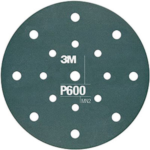 MMM-34801 6 in. P600 Grit Dust Free Hookit Flex Abrasice Disc
