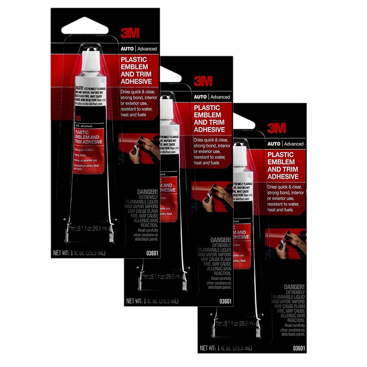 MMM-3601 Plastic Emblem & Trim Adhesive
