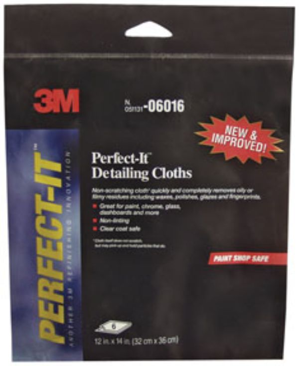Picture of 3M MMM-6016 12 x 14 in. Perfect-It Detailing Cloth - Pack of 6