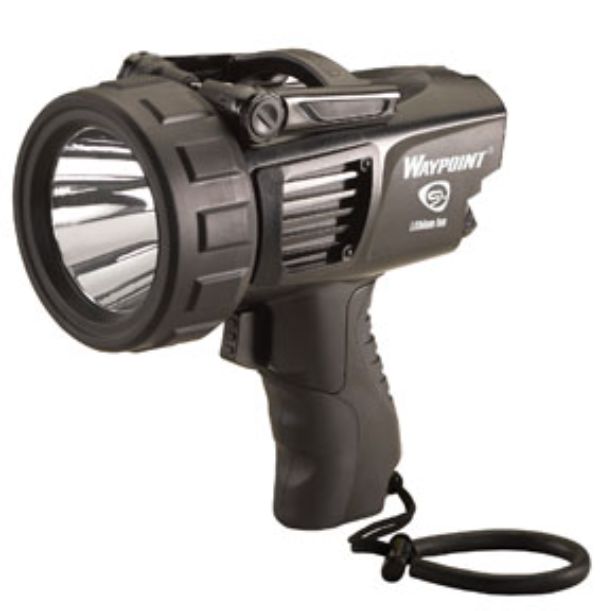 STL-44911 120V AC Waypoint Lithium Ion Rechargeable Pistol Grip Spotlight, Black