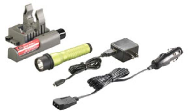 Strion LED Rechargeable Flashlight with Type A 100V & 120V Piggyback Charger, Lime Green -  BallsBeyond, BA3051455