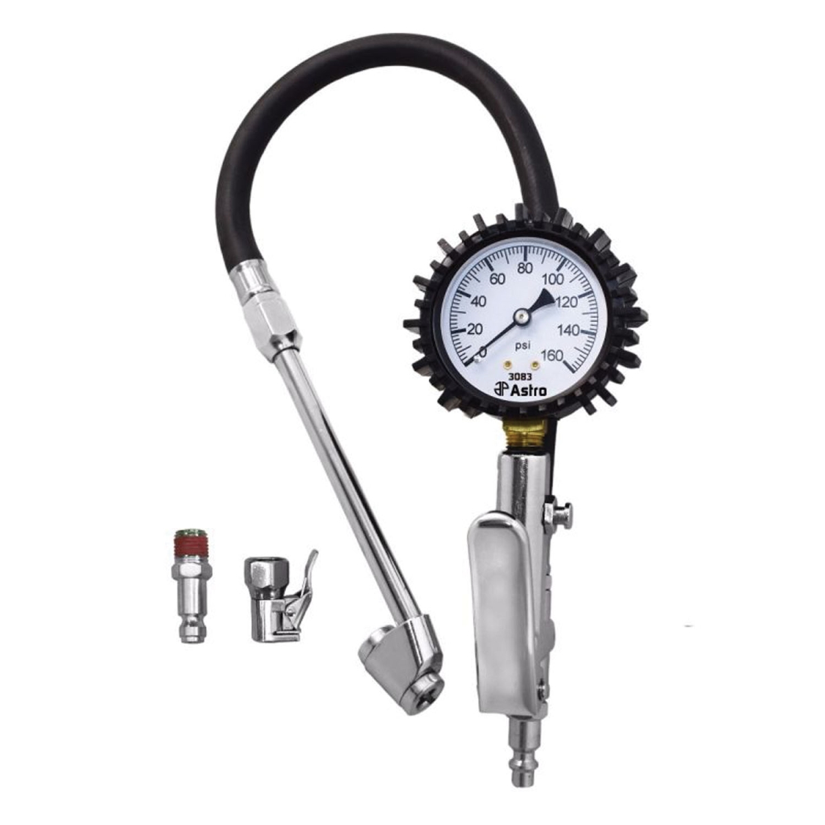 2.5 in. Dial Tire Inflator with Locking & Dual Chucks