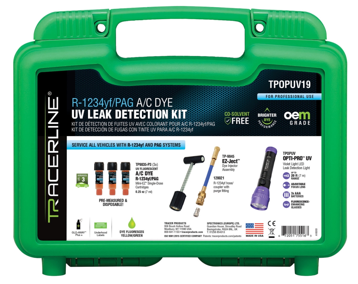 R1234YF & Pag AC Dye UV Leak Detection Kit