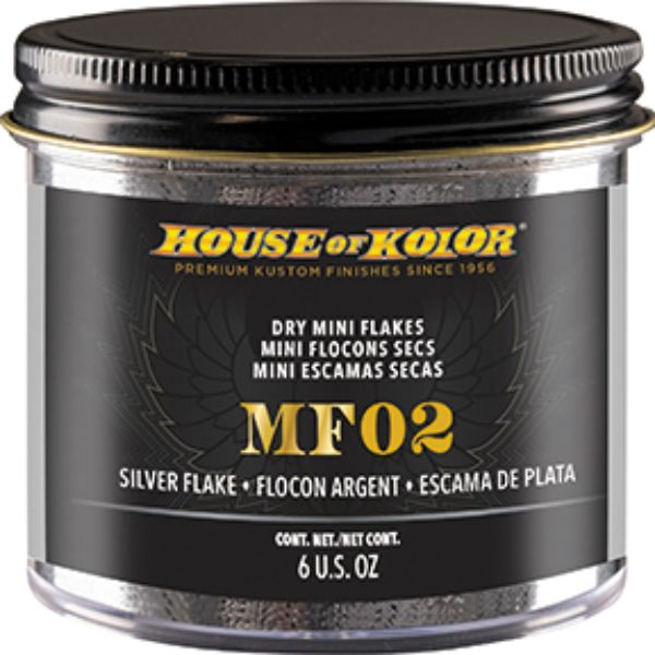 6 oz F-Series Dry Flake Paint, Silver
