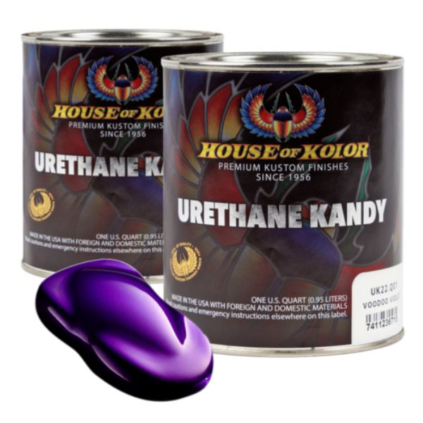 HOK-UK22-Q01 Urethane Kandy Kolor Paint, Voodoo Violet