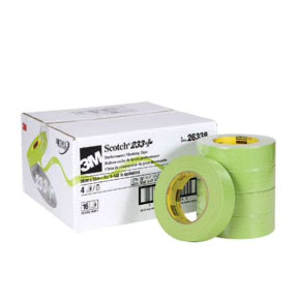 MMM-26338CS 1.5 in. 233 Plus Grit Masking Tape, Green - 16 per Case