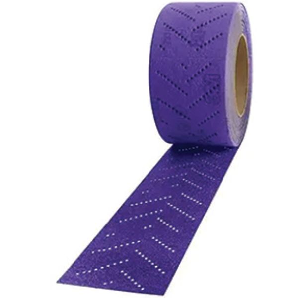 MMM-35500 80 mm x 8 m 40 Grit Hookit Clean Sanding Sheet Roll