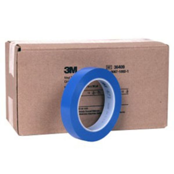 MMM-36409 0.75 in. x 36 Yards Vinyl Tape, Blue
