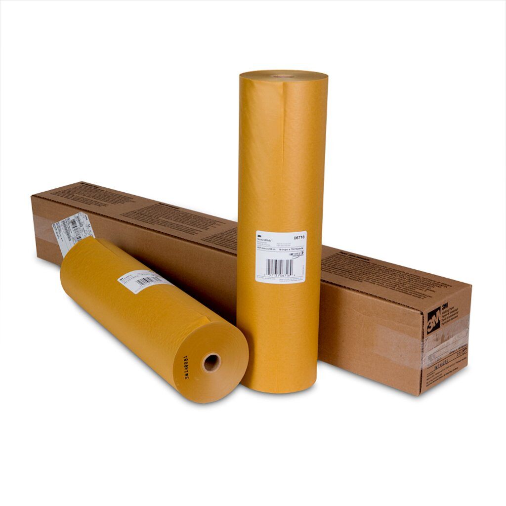 Picture of 3M MMM-6718 750 ft. x 18 in. 2 Mil Masking Paper&#44; Gold