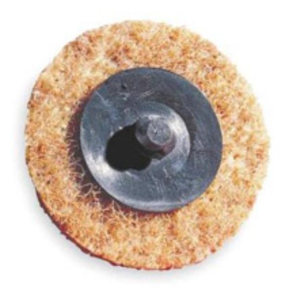3 in. 120 Grit Locking Sanding Disc, Maroon