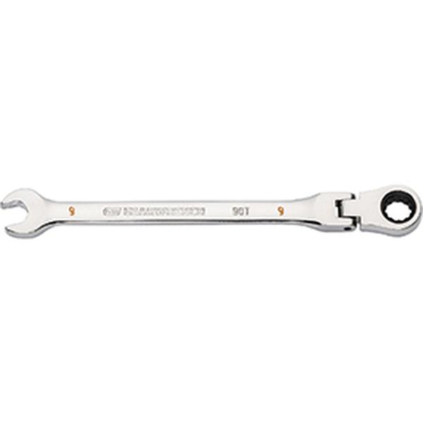 KDT-86709 9 mm 90-Tooth 12 Point Flex Head Combination Ratcheting -  Gearwrench