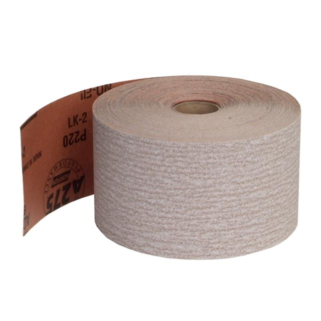 A275OP Aluminum Oxide Fine Grit Paper PSA Roll, P220 Grit