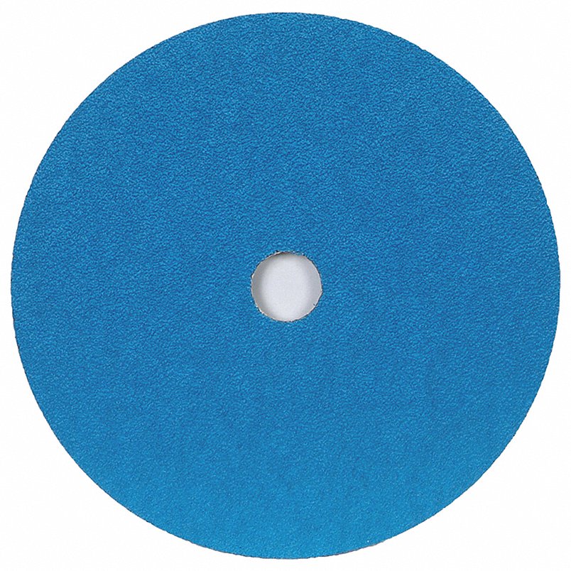 5 x 0.87 in. Blue Zirconia Alumina Disc, 36 Grit