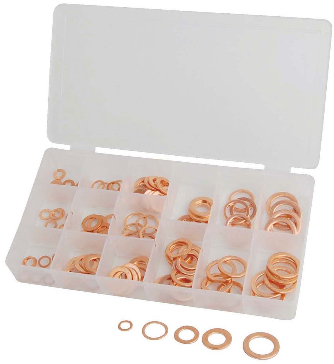 ATD Tools ATD-342 Copper Washer Metric Assortment, 125 Piece