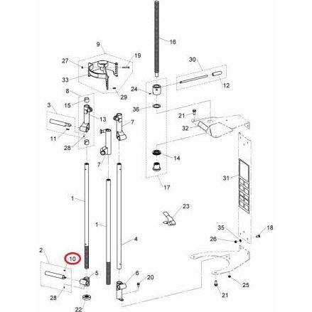 5 in. Pad Backing Psa Mednon Va