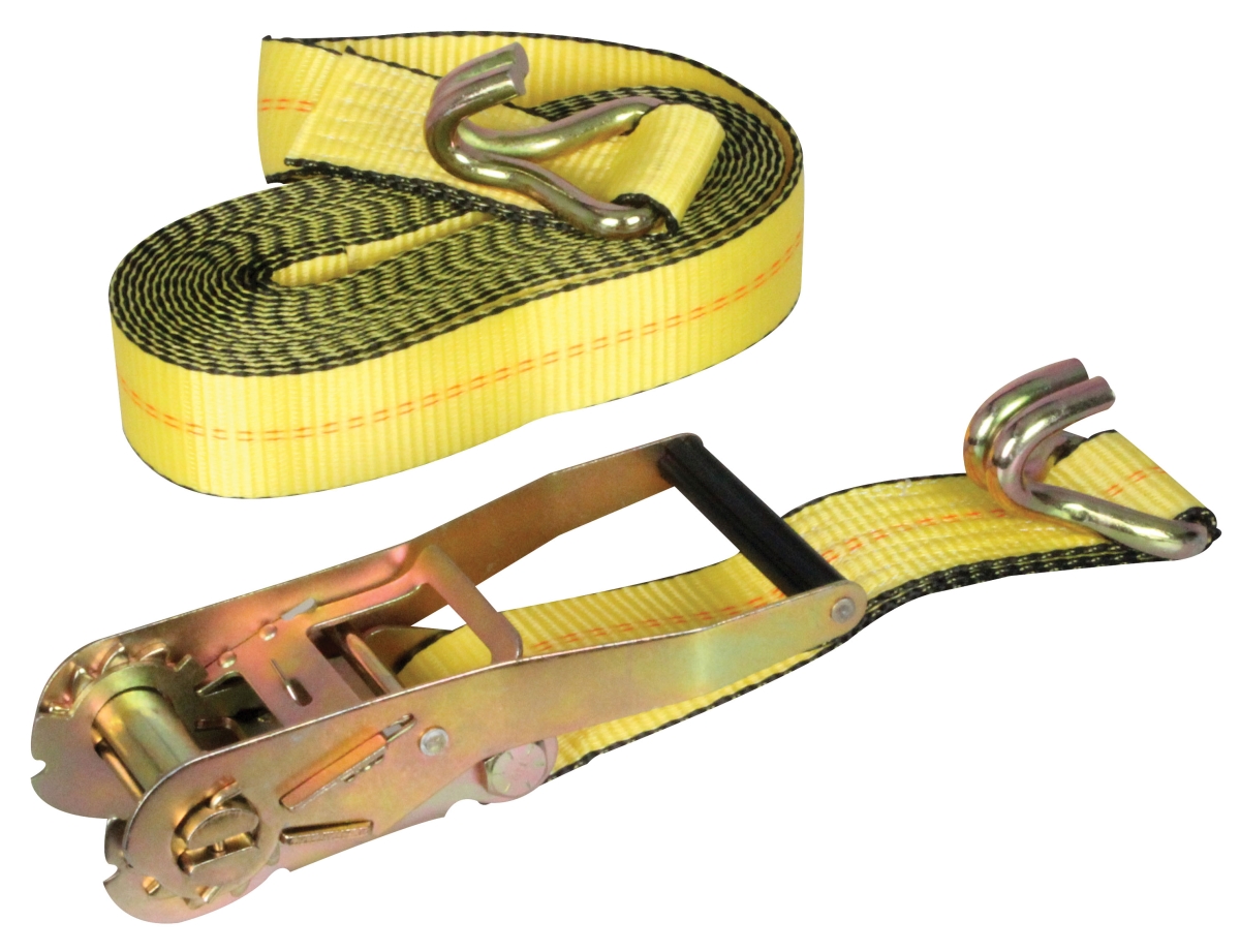 ATD Tools ATD-8071 2 x 27 in. Ratcheting Tie Down with Double J-Hooks